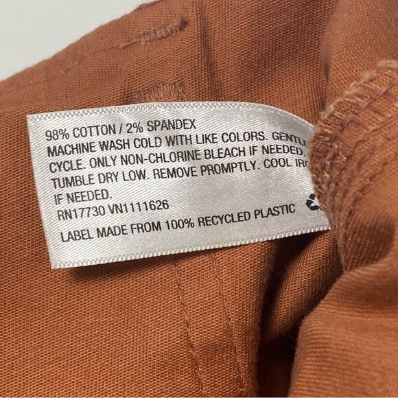NWT A New Day Stretch Elastizado Slim High Rise Rust Colored Pants Women Size 12 - Picture 10 of 15